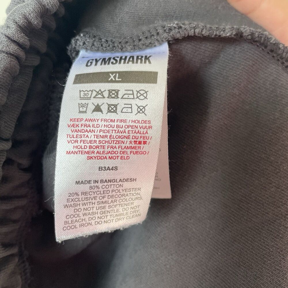 Gymshark Jogger Sweatpants Athletic Lounge Pants Black Women's Size XL - Picture 11 of 11
